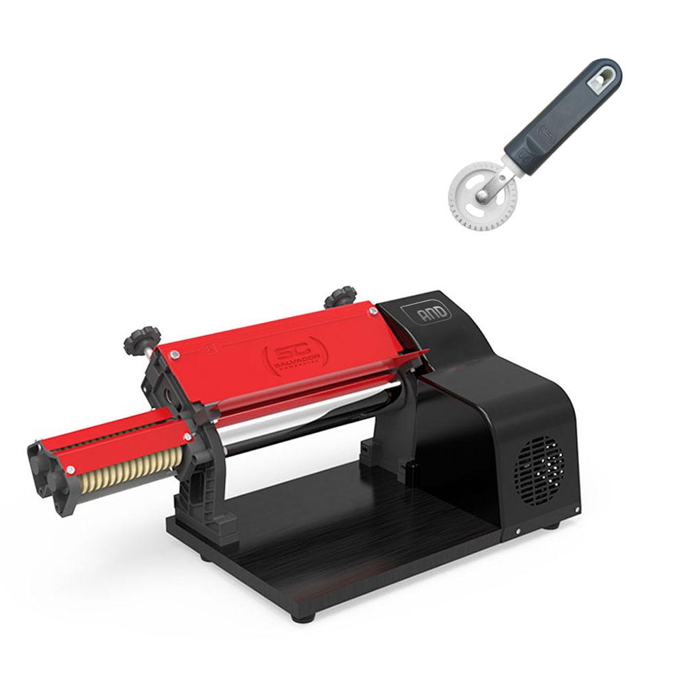Cilindro Laminador Elétrico Profissional 28cm Preto Com Cortador Talharim 1/4CV 127V - Anodilar