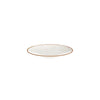 Conjunto de 12 Pratos Sobremesa Rústico Marrom em Porcelana Decorada 21 cm - Tramontina 96980010