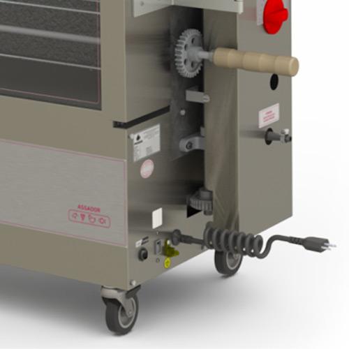 Assador Frango Infra Vermelho 6 Espetos Garfo Pr-631 Bivolt Progás