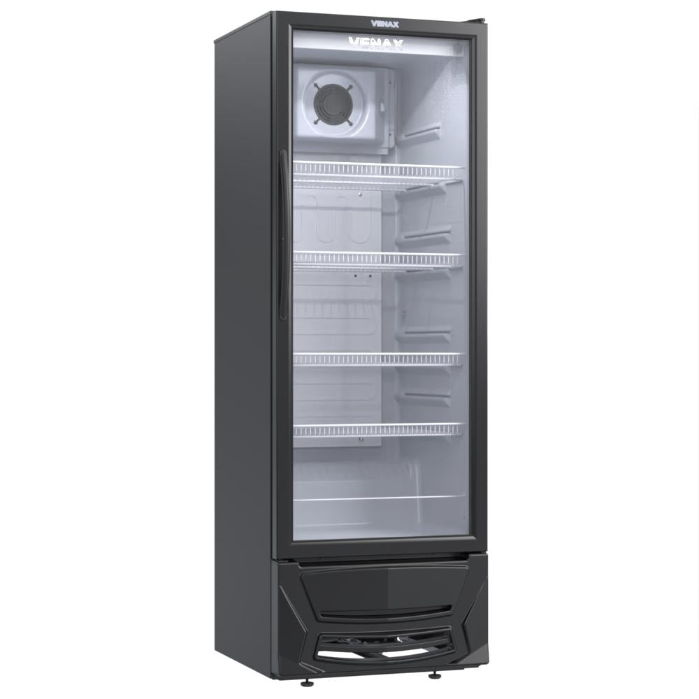 Expositora de Bebidas Preto 300L Regulável de 0ºC a 5ºC Led VV 300 220V - Venax 27507