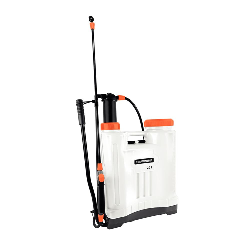 Pulverizador Costal Manual 20 LItros Corpo Plástico Válvula Com Trava - Tramontina 78620206