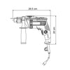Furadeira de Impacto 500w 1/2" Com Empunhadura e Sistema de Reversão 220v - Tramontina 42360220