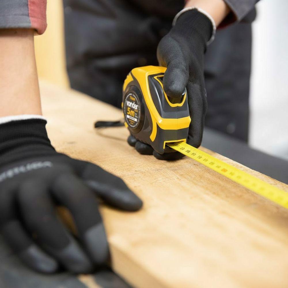Trena Profissional Emborrachada Com Autotrava 5m x 19mm - Vonder 3868505505