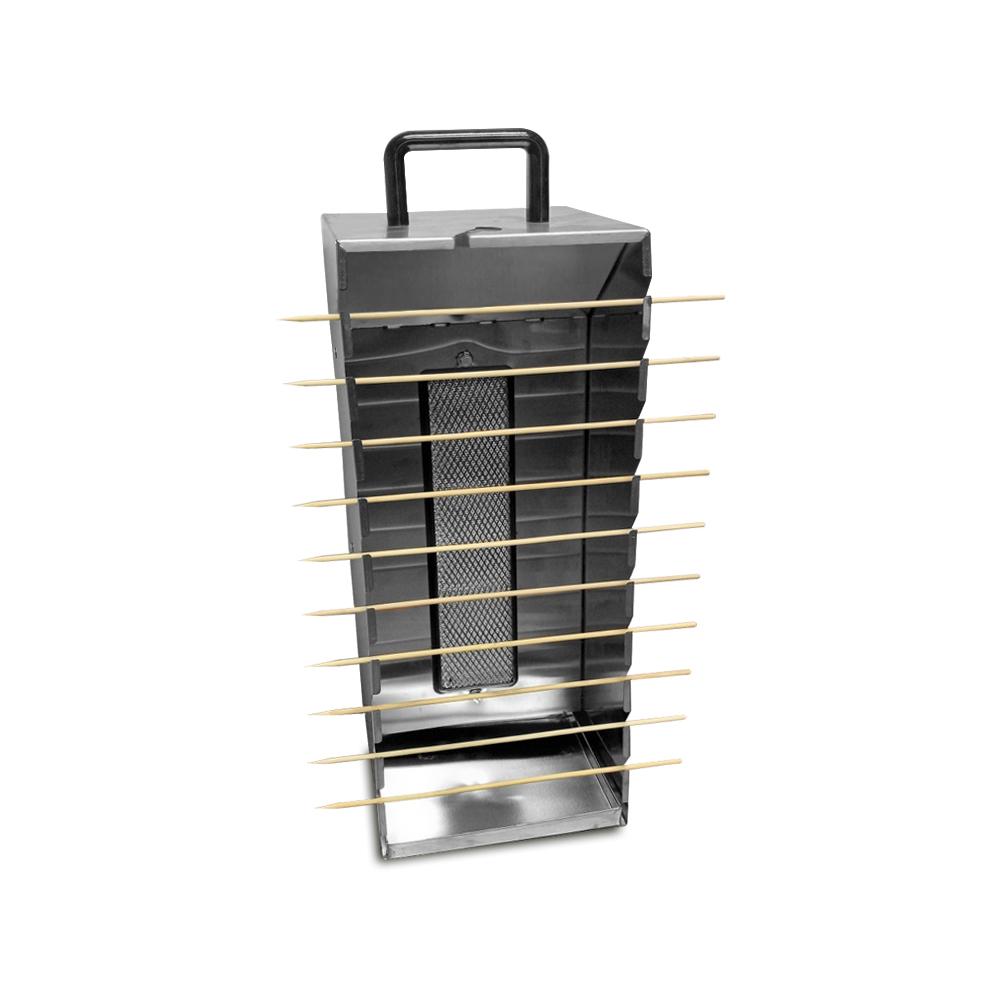 Kit - Churrasqueira 10 Espetinhos Churrasquito a Gás Pr-199 + 50 Espetinhos - Progás