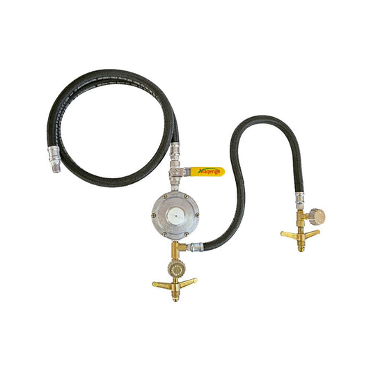 KIT - Regulador Válvula de Gás 5kg Baixa Pressão - Venâncio