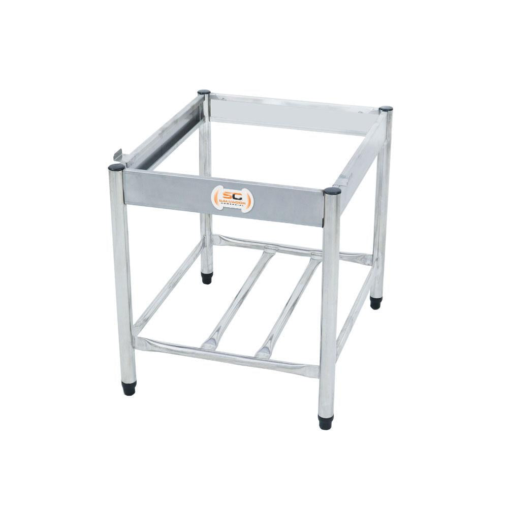 Cavalete de Apoio Inox Para Fogão Don Bidone 4 Bocas FDB4P Mod CEFDB4 – Venâncio
