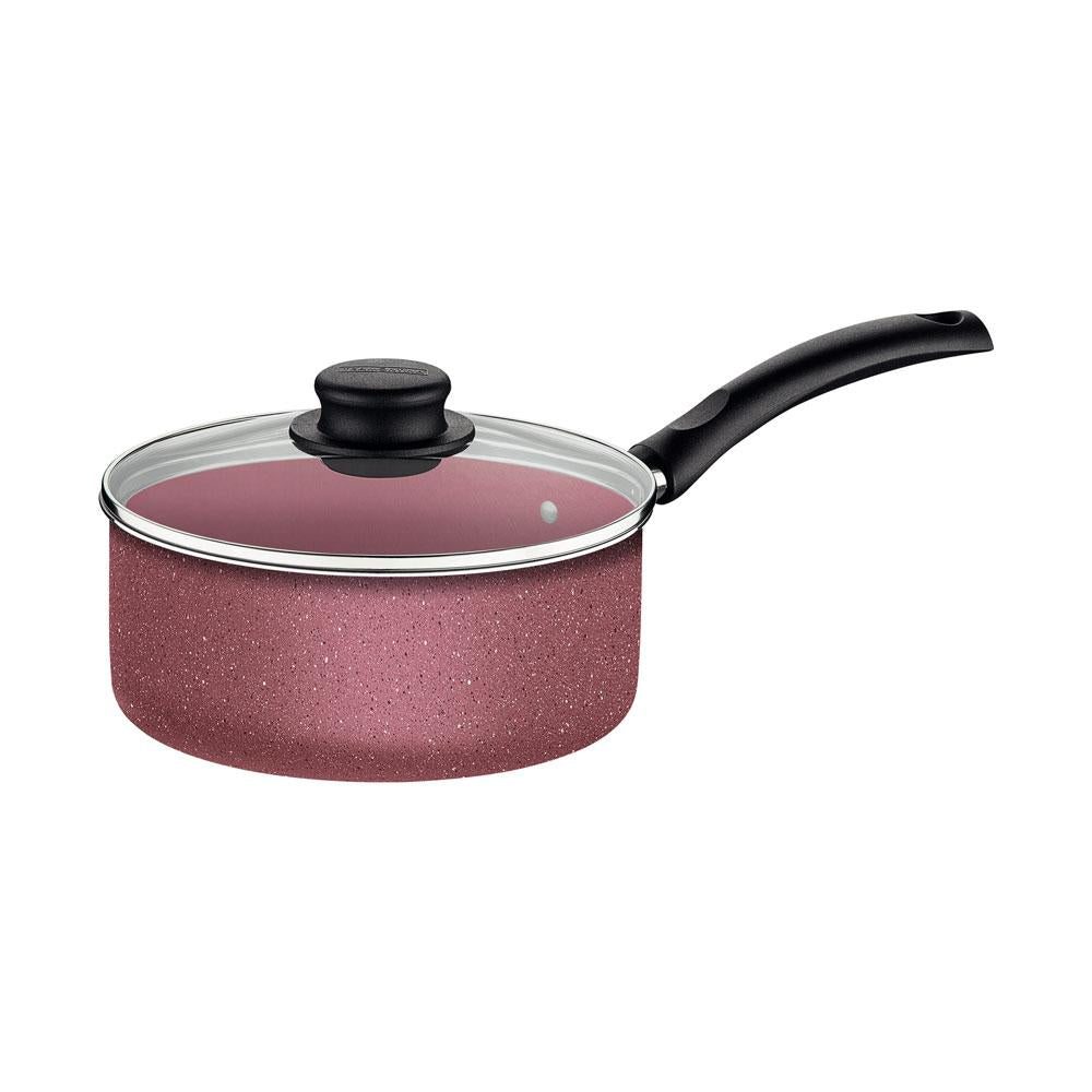 Jogo de Panelas Turim Aluminio Revestimento Antiaderente 5 Peças Rosa - Tramontina 20298461