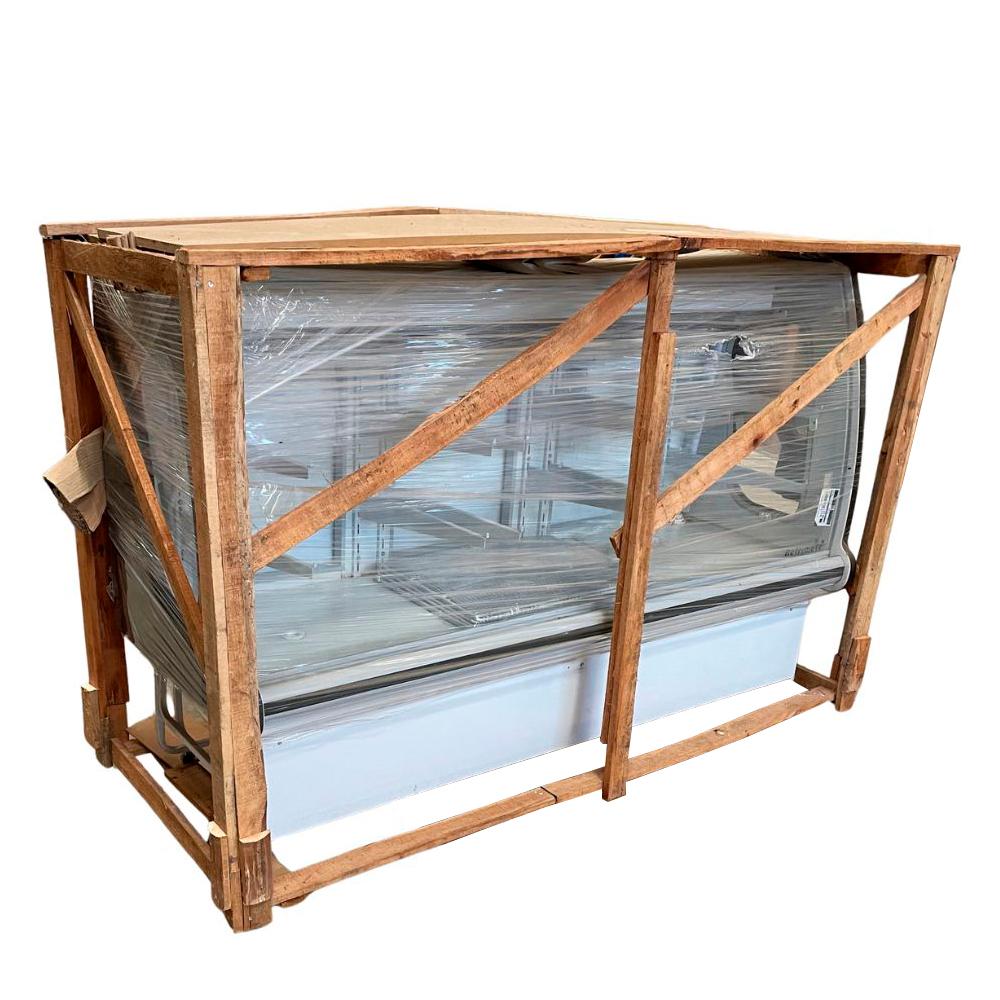 SEMINOVO - Vitrine New Panorâmica Refrigerada Serpentina 1,79m, Vnprs 1790 Preto 220V - Refrimate