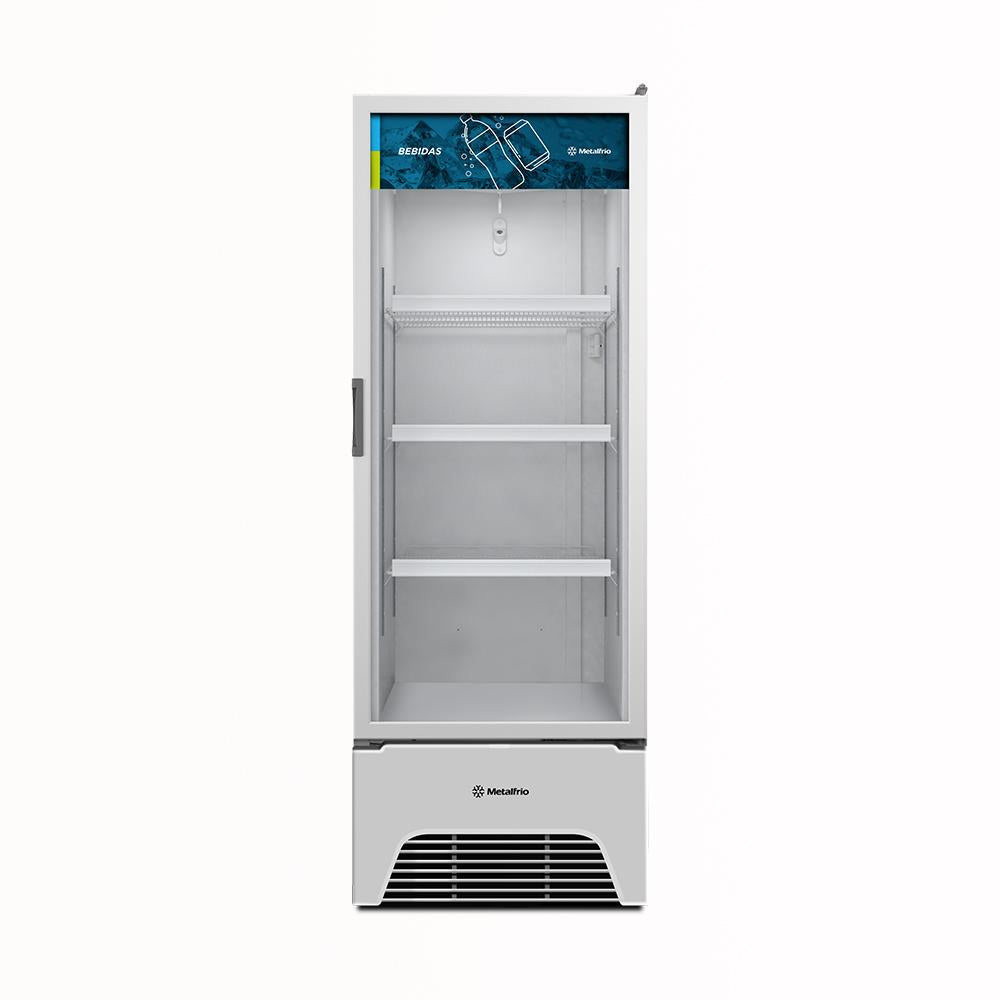 Refrigerador Visa Expositor Branco 370/403L Porta De Vidro 2°C a 8ºC VB40AL 127V - Metalfrio