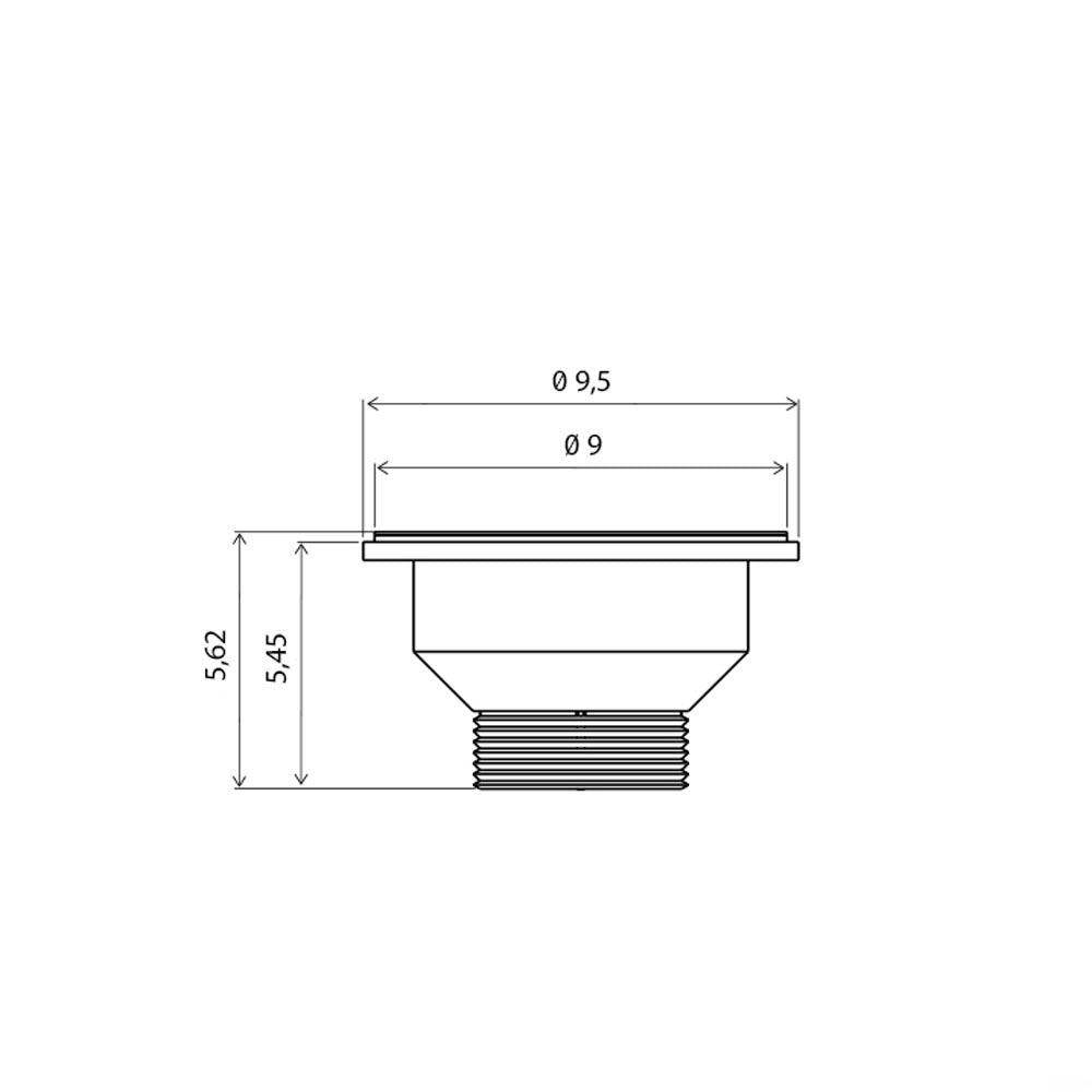 Tanque de Encaixe Para Embutir Hera 25l em Aço Inox Acetinado 40x40 - Tramontina 94403107
