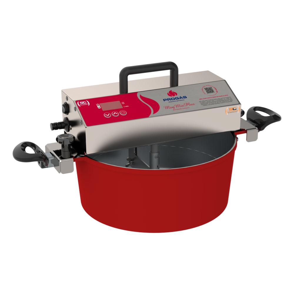 Misturador De Doces 7 Litros Panela Mexedora PRMOG-07 Plus Vermelho Bivolt - Progás P43577