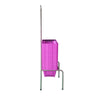 Kit - Suporte Para Cestos de Compras Simples + 20 Cestos D100 Rosa