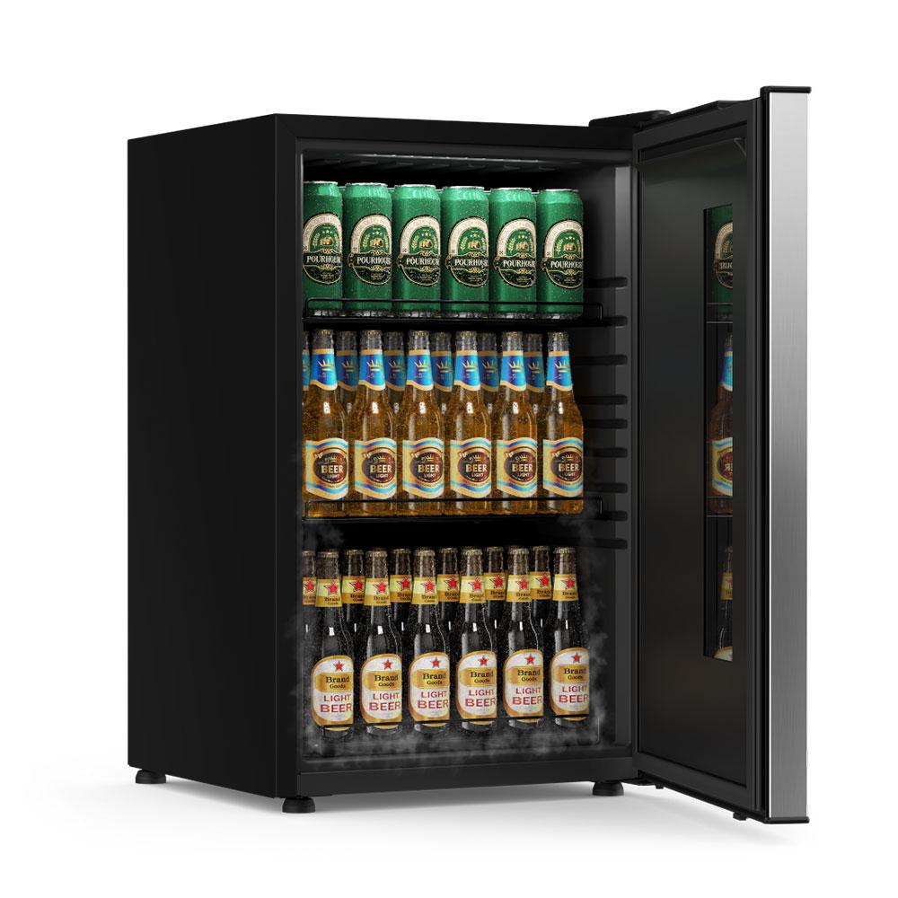 Cervejeira Beer Maxx One Inverter 98/114L Porta Com Visor Inox Digital +2°C a -6ºC VN12TPI 220V - Metalfrio