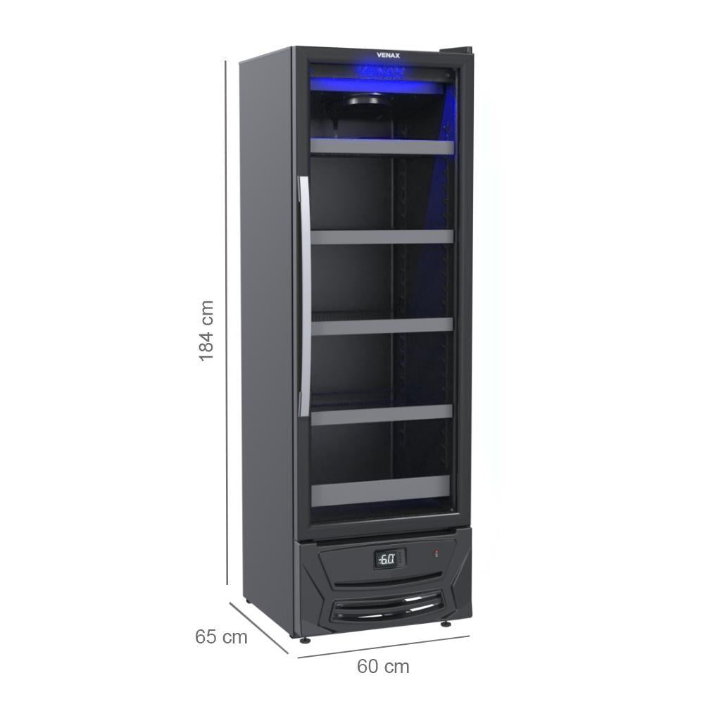 Refrigerador Expositor Cervejeiro 330L Blue Light +6°C a -8°C 4 Faixas EXPVBL330 127V - Venax 32176