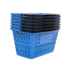 Carrinho de Compras Preto Com Cestos D-500 12kg Removíveis Azul - Dellaplast