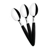 Kit - 60 Colheres de Sobremesa Ipanema Com Lâmina Em Aço Inox Cabo Preto Csptop - Tramontina