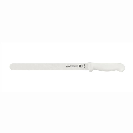 Faca Fiambres Profissional Lâmina Inox e Cabo em Polipropileno Branco 12" - Tramontina 24628082