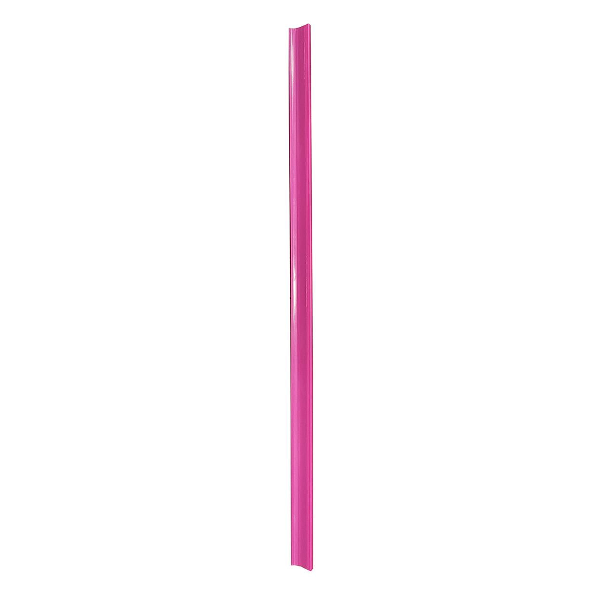 Perfil precificador rosa para etiqueta  Porta Etiqueta New Plus Plus SA Gôndolas