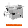 Picador Moedor de Carnes MBI-10, bivolt, com capacidade de até 250 kg/h, ferramenta essencial para o preparo rápido de alimentos em cozinhas comerciais.