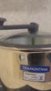 Pipoqueira Allegra Aço Inox Fundo Triplo e Tampa de Vidro 22cm 5,6l - Tramontina 62658220