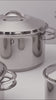 Conjunto de Panelas Em Aço Inox 6pcs Linha Solar - Tramontina