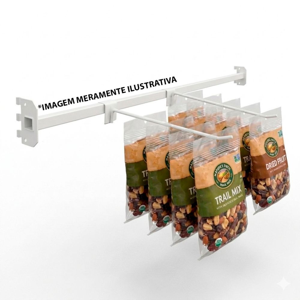 Kit 6 Réguas Para Gondola 91cm - SA Gôndolas