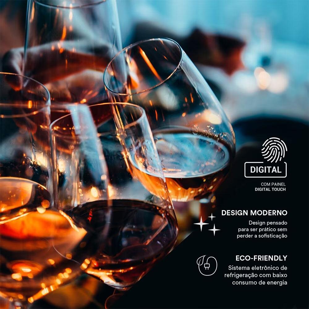 Adega Termelétrica 16 Garrafas Bivolt para Vinhos