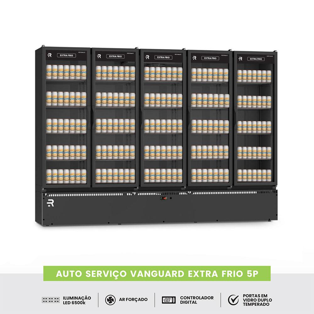 Autosserviço refrigerado para bebidas com controle digital de temperatura