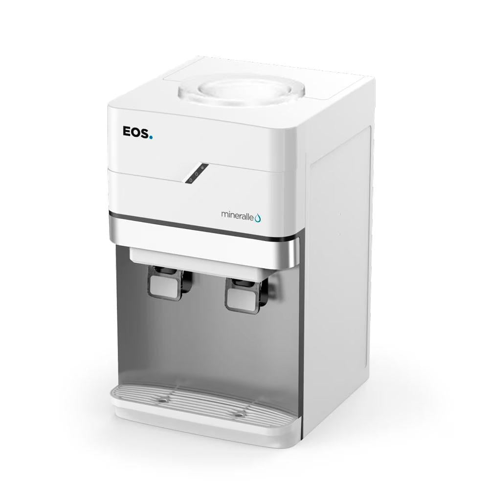 Bebedouro de Água com Compressor EOS Mineralle Branco EBC01B 127V para galões de 10 e 20 litros
