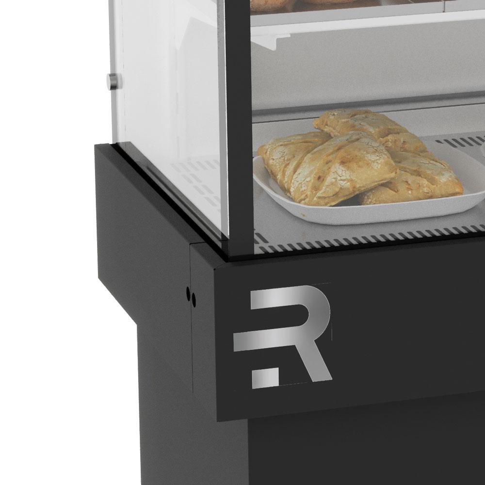 Expositor quente Refrimate de 75cm para conservação de salgados