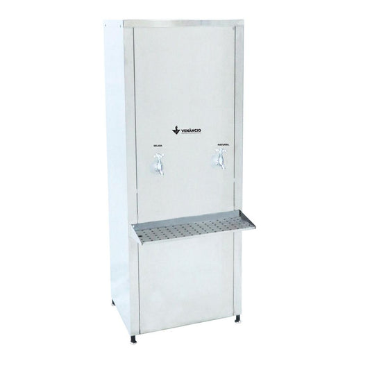 Bebedouro industrial inox 100 litros frontal Venâncio na Salvador Comercial.