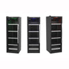 Refrigerador de cerveja Venax 220V com capacidade de 209 litros e iluminação LED RGB.