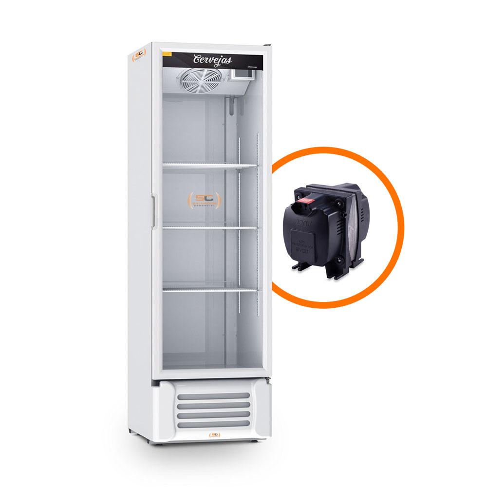 Cooler Cervejeiro com Visor de Vidro 400 Litros ideal para bares e restaurantes