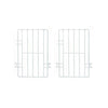 Separadores aramados para cestos freezer Nextgen Metalfrio branco