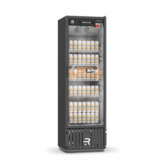 Visa Cooler Cervejeiro Porta Vidro 400 litros com iluminação LED e controlador digital