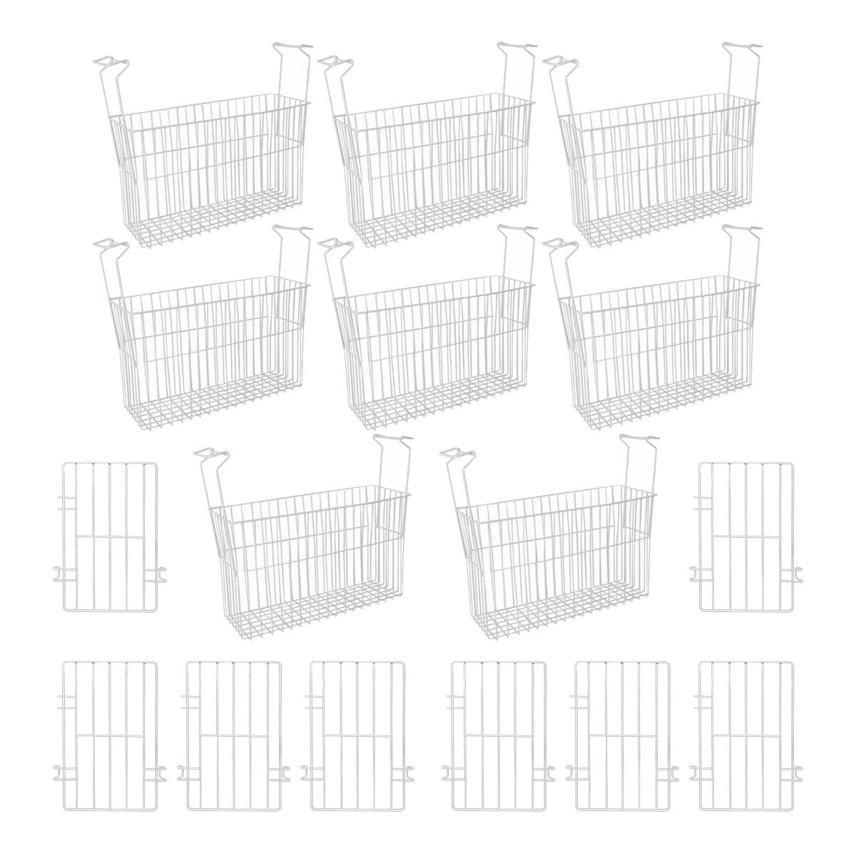 Separadores aramados para cestos de freezer Metalfrio branco