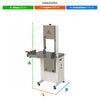 Serra Fita BSFPI-282 para açougues, ferramenta essencial bivolt para cortes precisos e agilidade no preparo de carnes frescas.