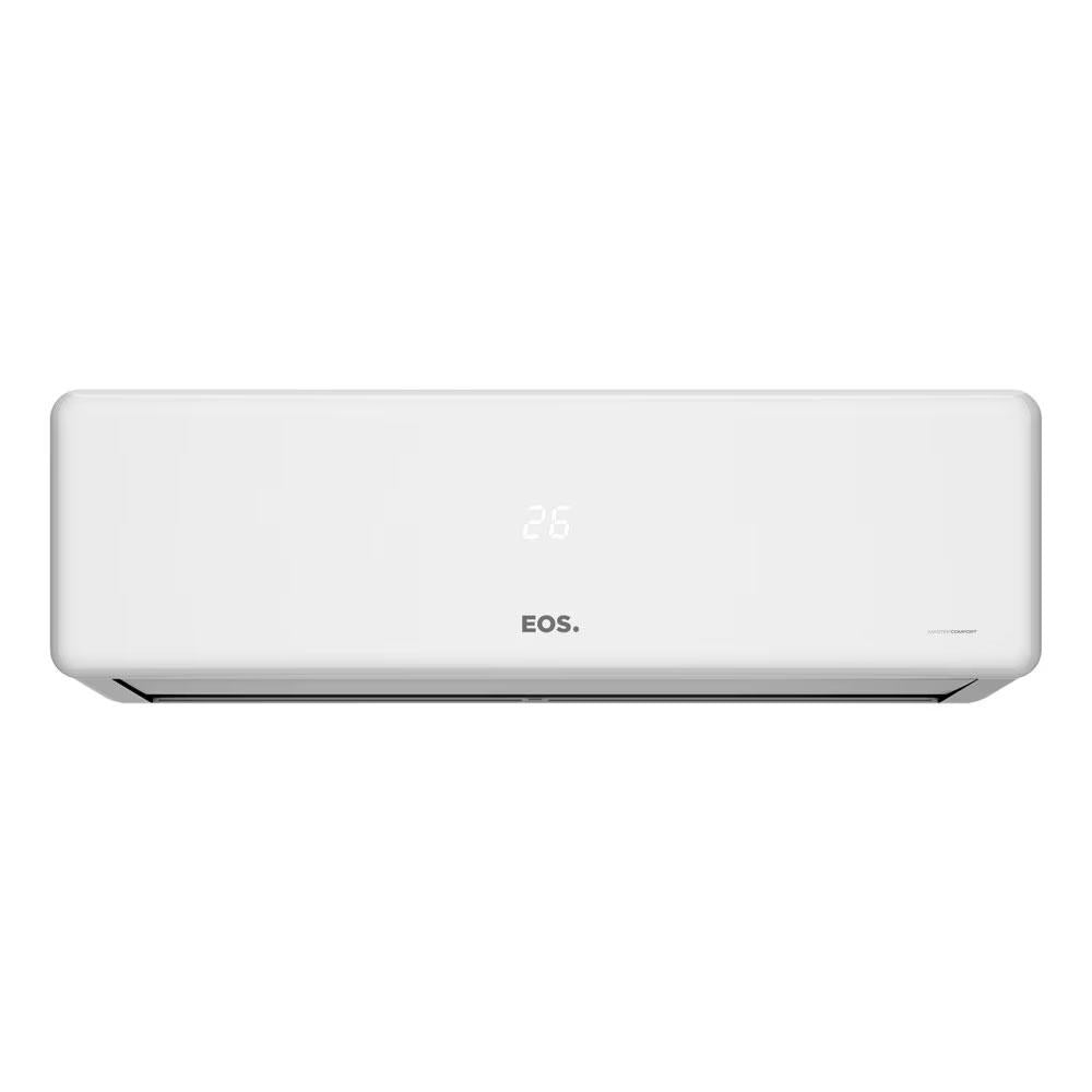 Controle remoto do split 12000 BTUs EOS, mostrando funções inteligentes como Sleep e Timer
