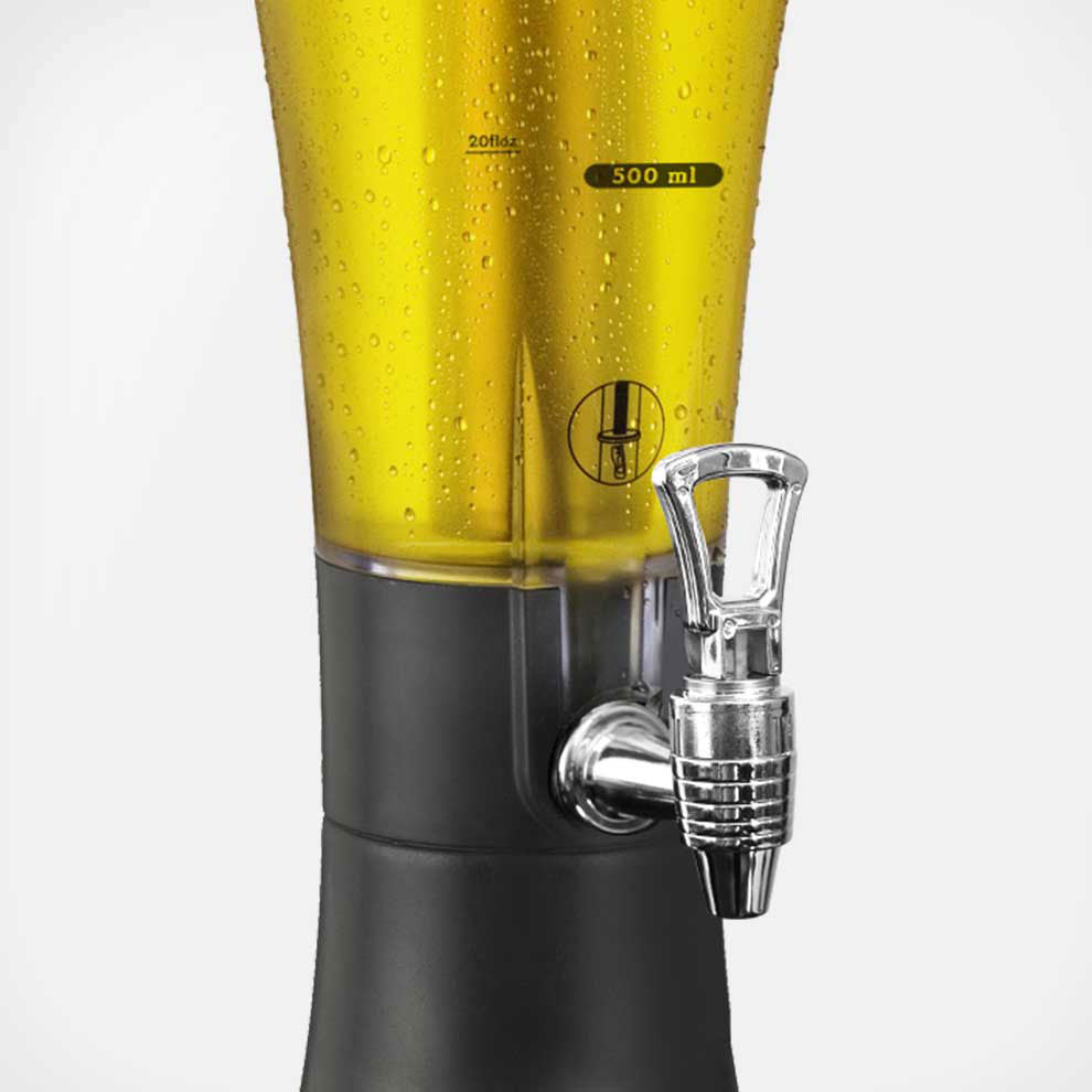 Torre de Chopp Profissional 3,5 litros Super Gelada Para Bar e Restaurante - Marchesoni