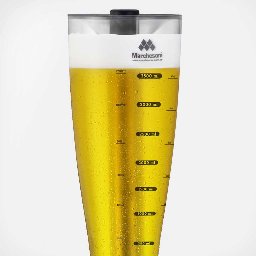Torre de Chopp Profissional 3,5 litros Super Gelada Para Bar e Restaurante - Marchesoni