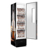 Painel de controle touchscreen NEXT Control da cervejeira Metalfrio, mostrando opções de temperatura.