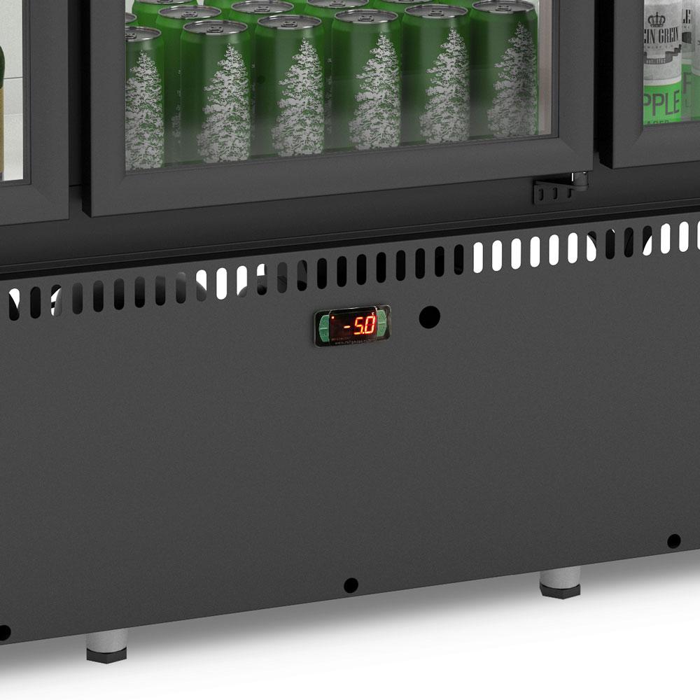 Vitrine refrigerada para carnes com iluminação LED e controle digital de temperatura - Salvador Comercial