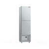 Frente da mini câmara refrigerada inox 2 portas Refrimate 335L