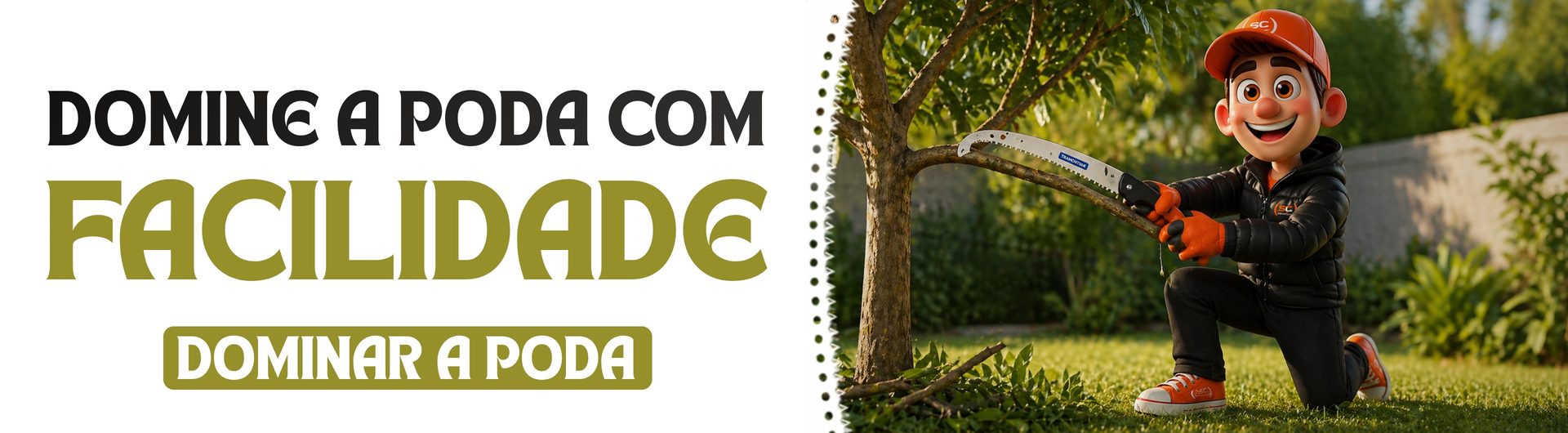 Banner Domine a Poda com Facilidade - Serrote Tramontina