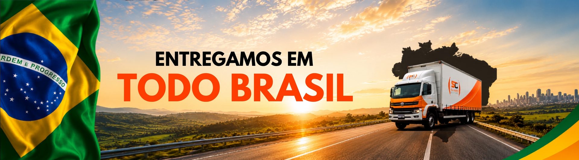 Entregamos em todo Brasil
